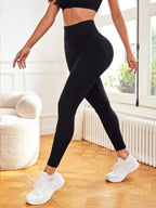 Legging Seamless Cintura Alta Com Trama Estruturada