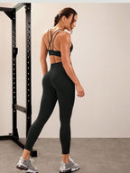 Legging Cintura Alta Com Bolsos Laterais Funcionais