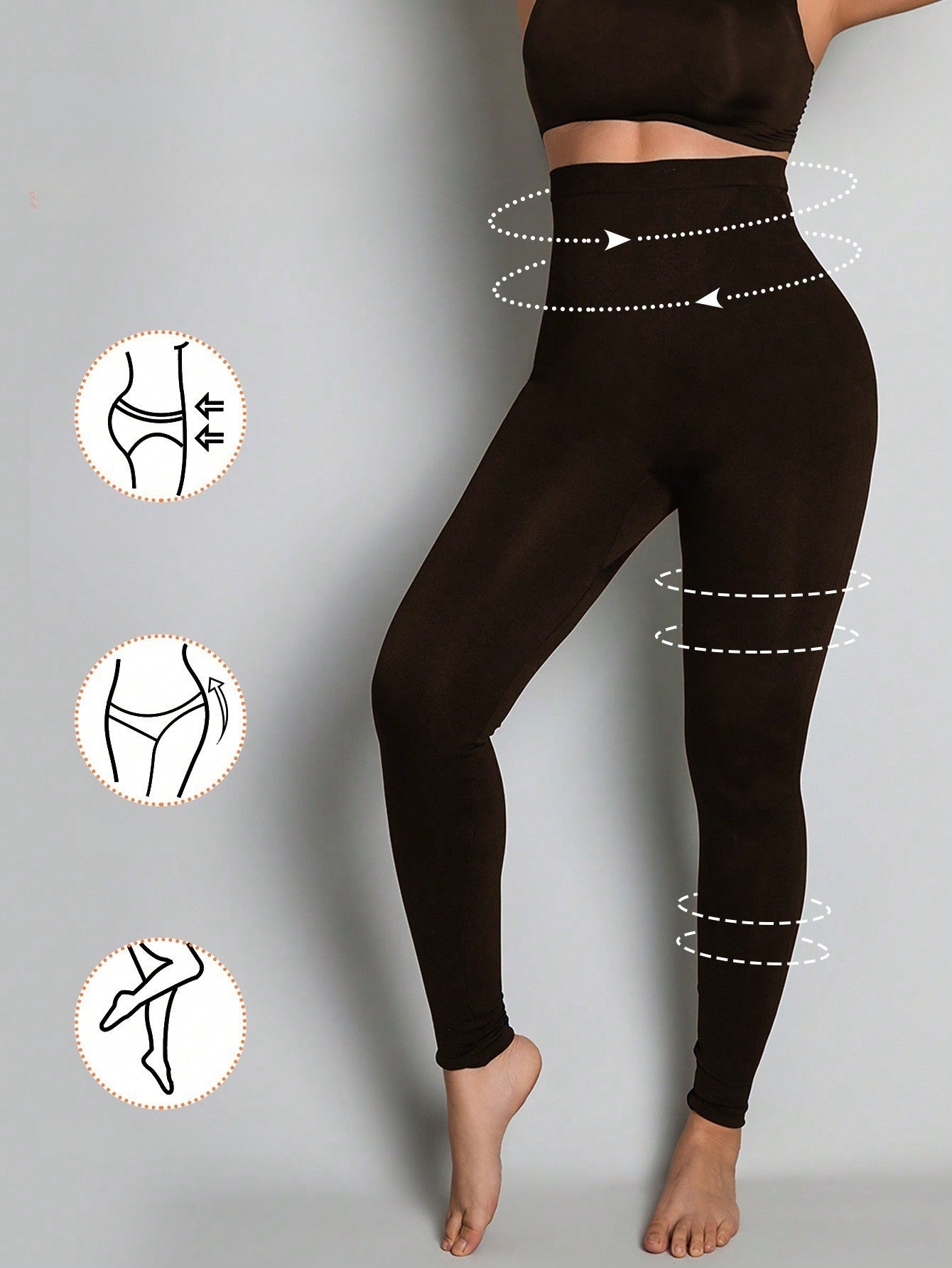 Legging Cintura Alta Com Controle Corporal Integrado