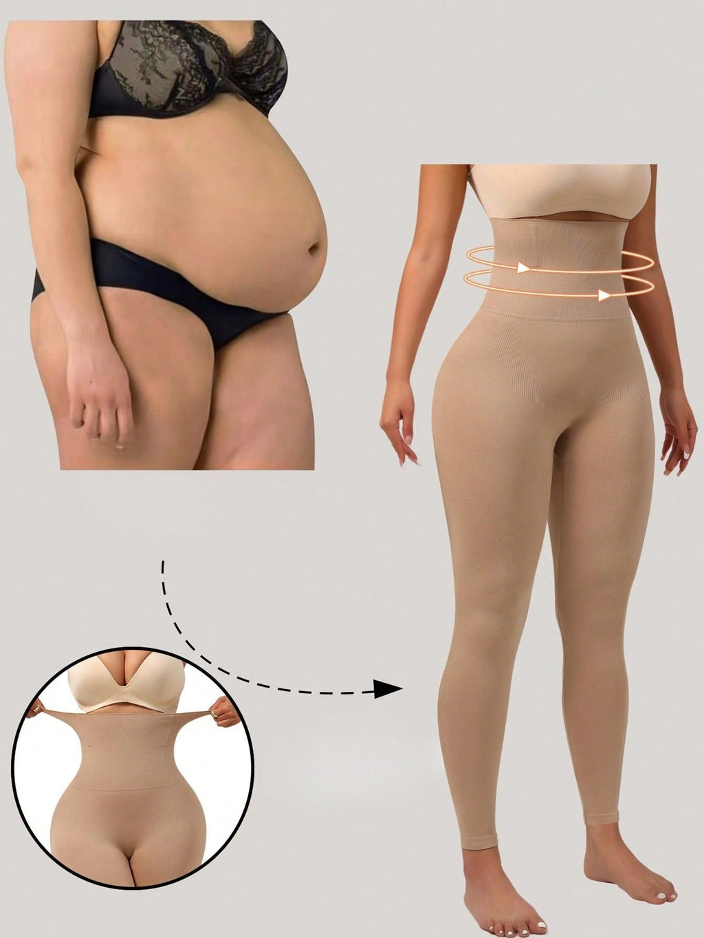 Legging Cintura Alta De Modelagem Suavizante