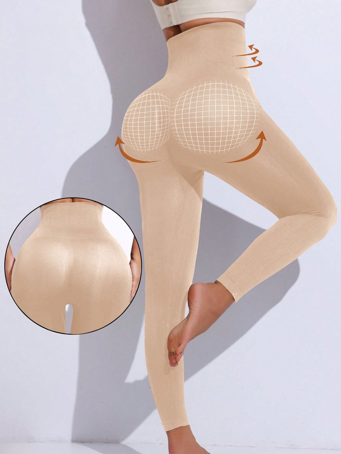 Legging Cintura Alta Com Modelagem Sculpt