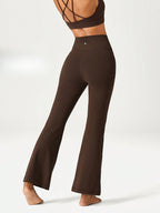 Legging Flare Cintura Alta Com Caimento Alongado