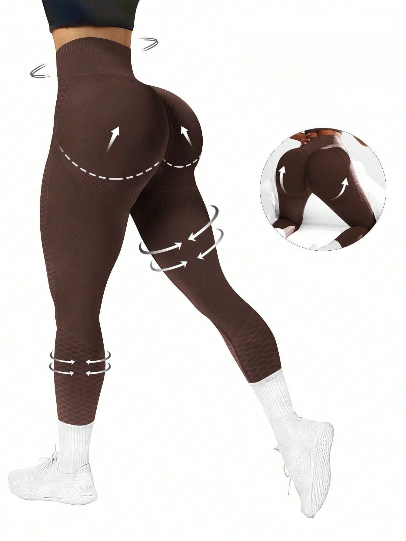 Legging Seamless Cintura Alta Com Trama Estruturada