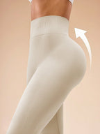 Legging Fitness Sem Costura Com Elasticidade Quatro Vias