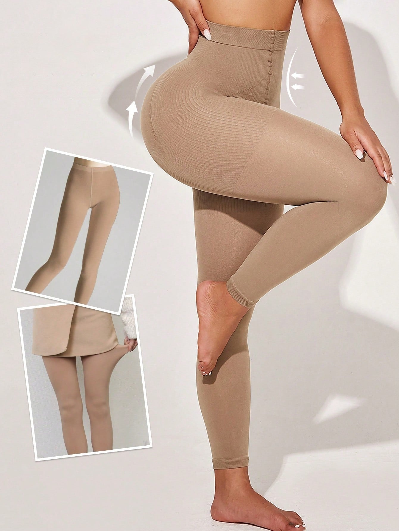 Legging Cintura Alta Com Compressão Graduada