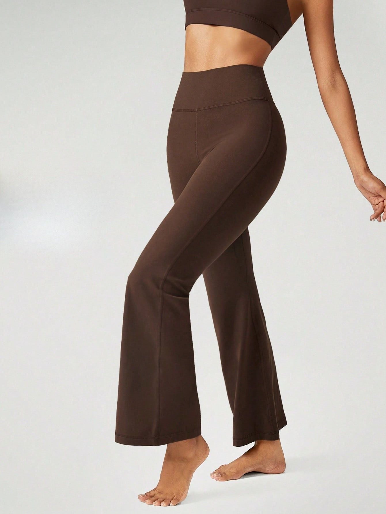 Legging Flare Cintura Alta Com Caimento Alongado