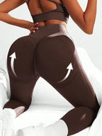 Legging Seamless Cintura Alta Com Trama Estruturada