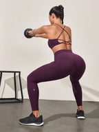 Legging Cintura Alta Com Suporte Central E Bolso Lateral