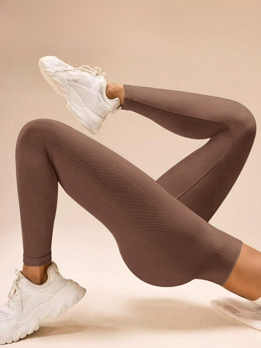 Legging Fitness Sem Costura Com Elasticidade Quatro Vias