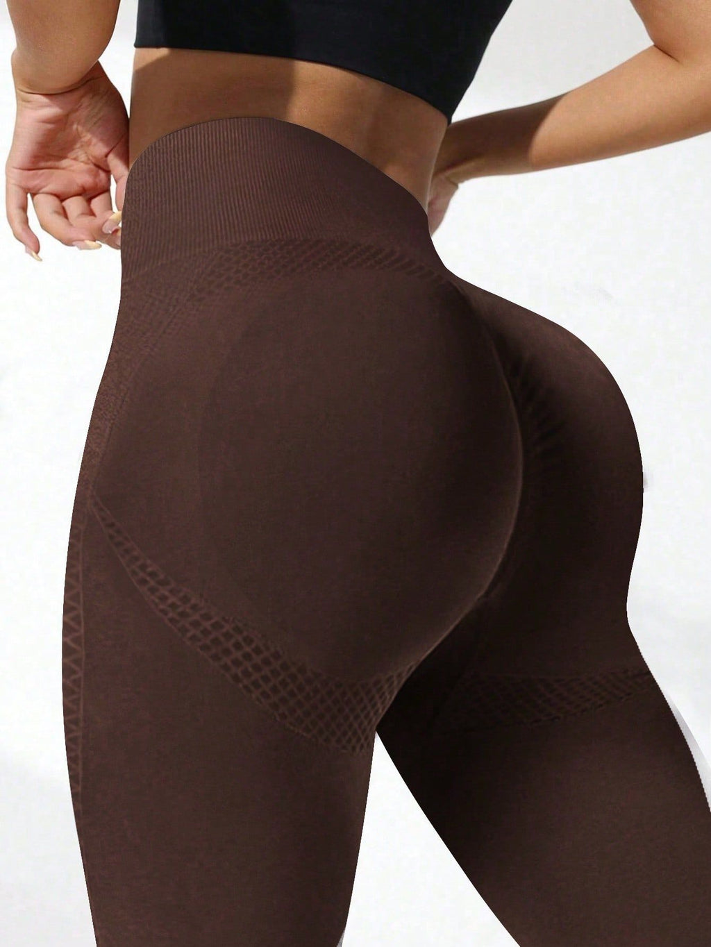 Legging Seamless Cintura Alta Com Trama Estruturada
