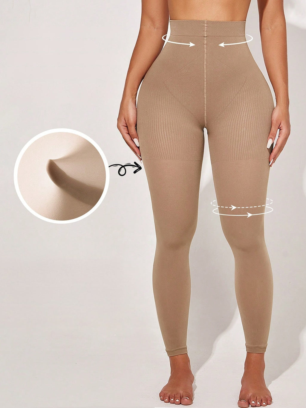 Legging Cintura Alta Com Compressão Graduada