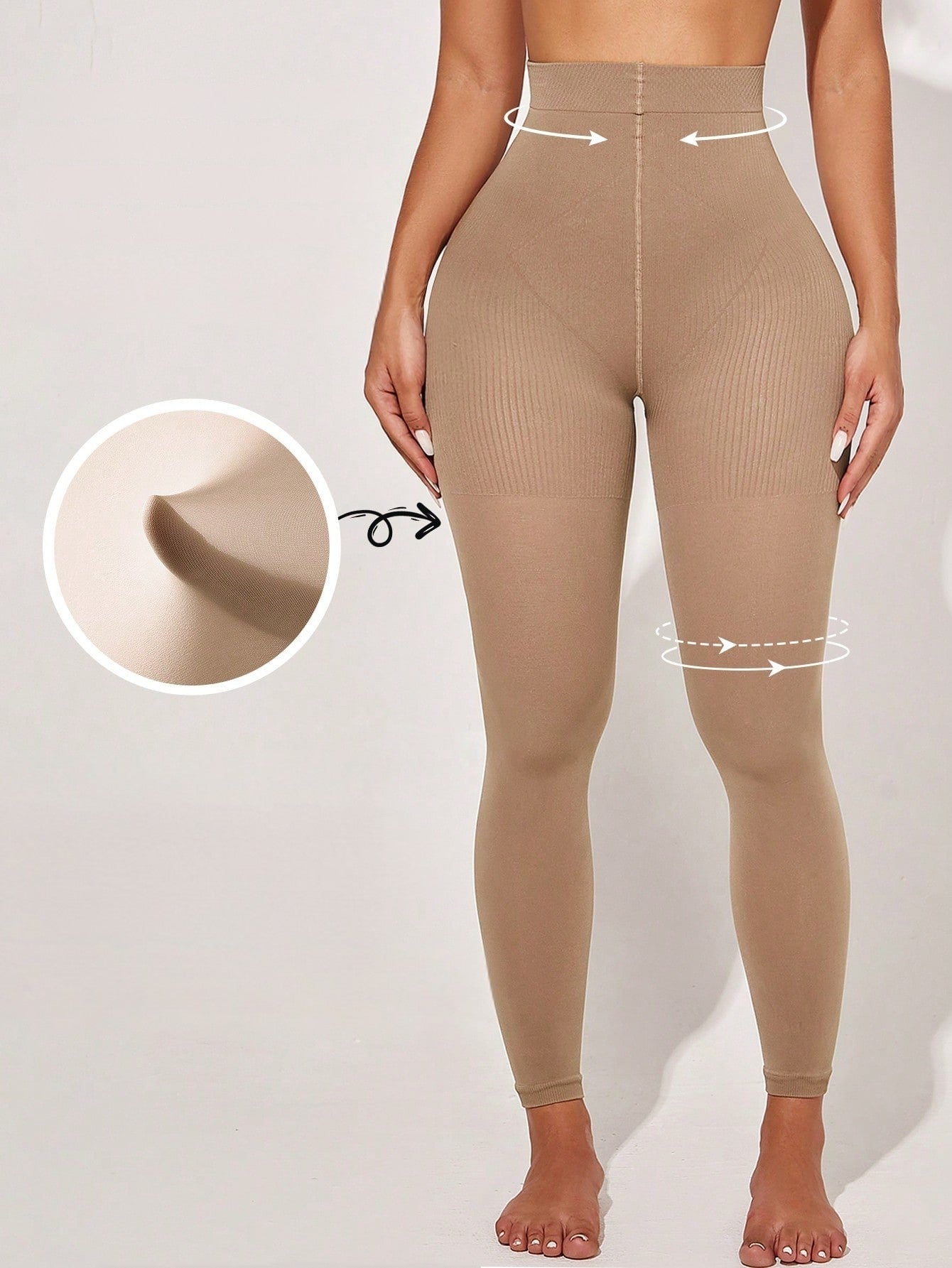 Legging Cintura Alta Com Compressão Graduada