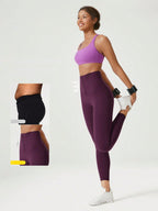 Legging Cintura Alta Com Fecho Em Colchetes