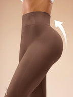 Legging Fitness Sem Costura Com Elasticidade Quatro Vias