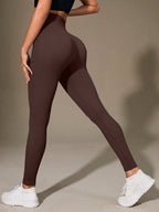Legging Seamless Cintura Alta Com Textura Linear