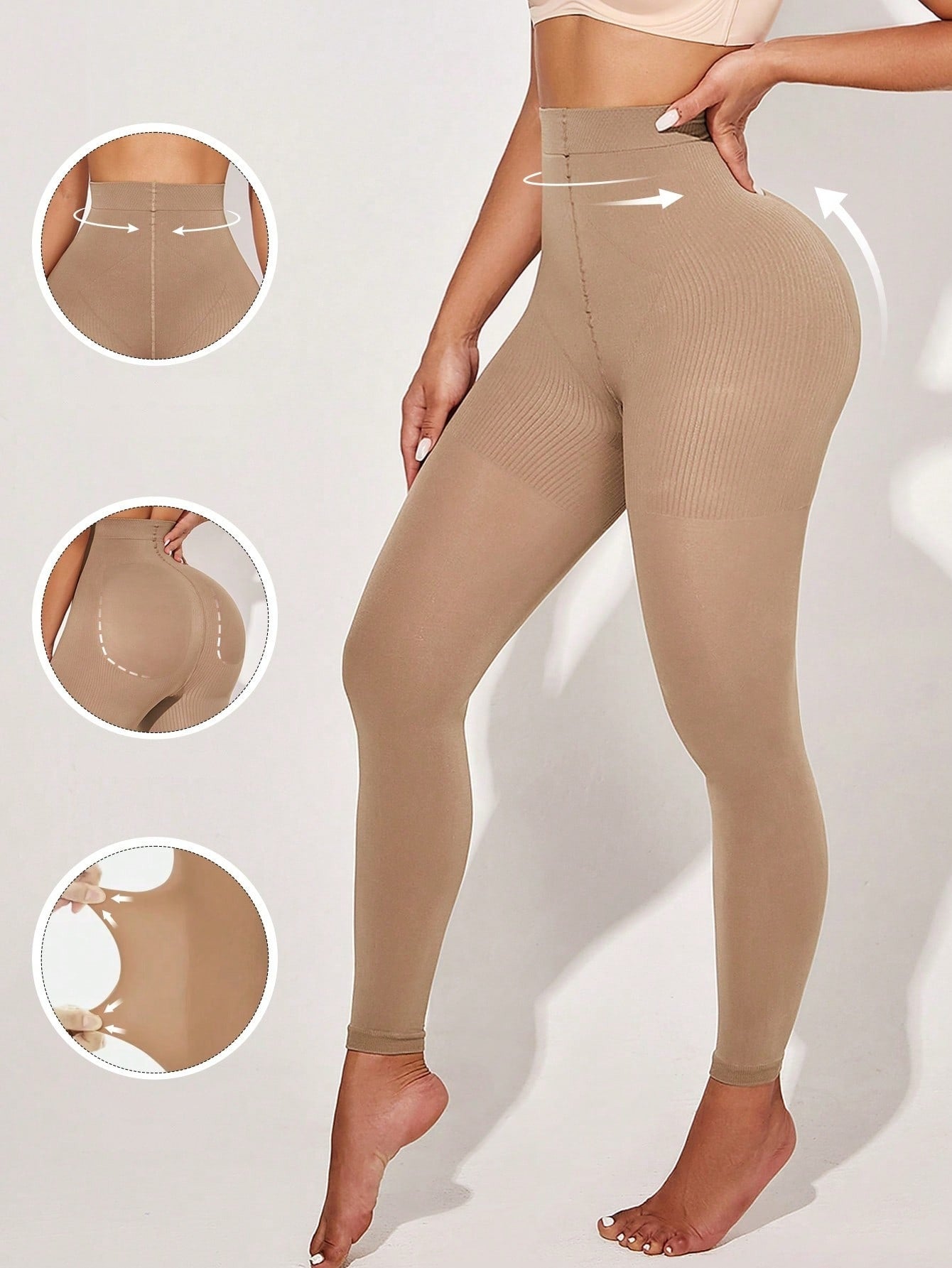 Legging Cintura Alta Com Compressão Graduada