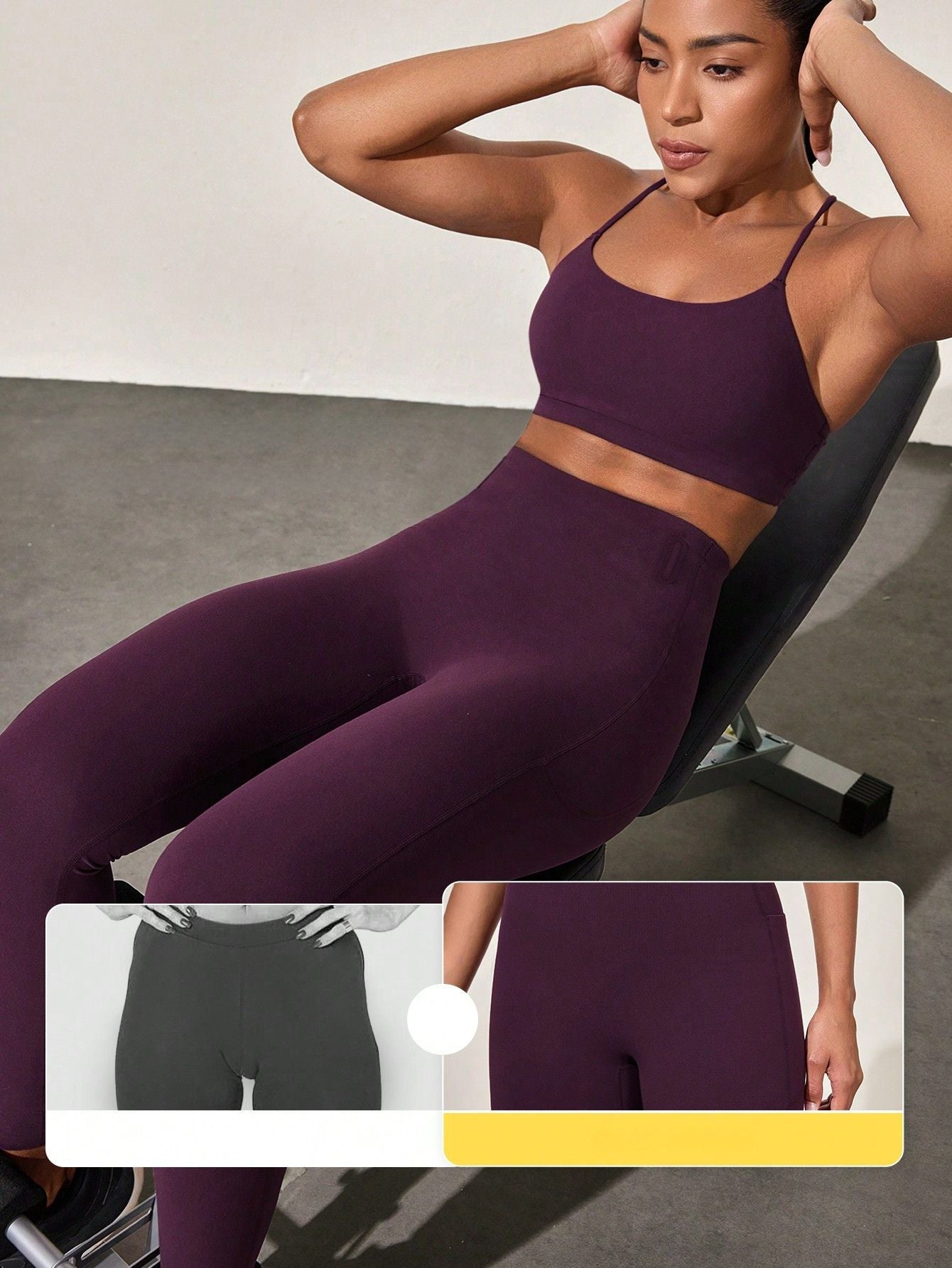 Legging Cintura Alta Com Suporte Central E Bolso Lateral