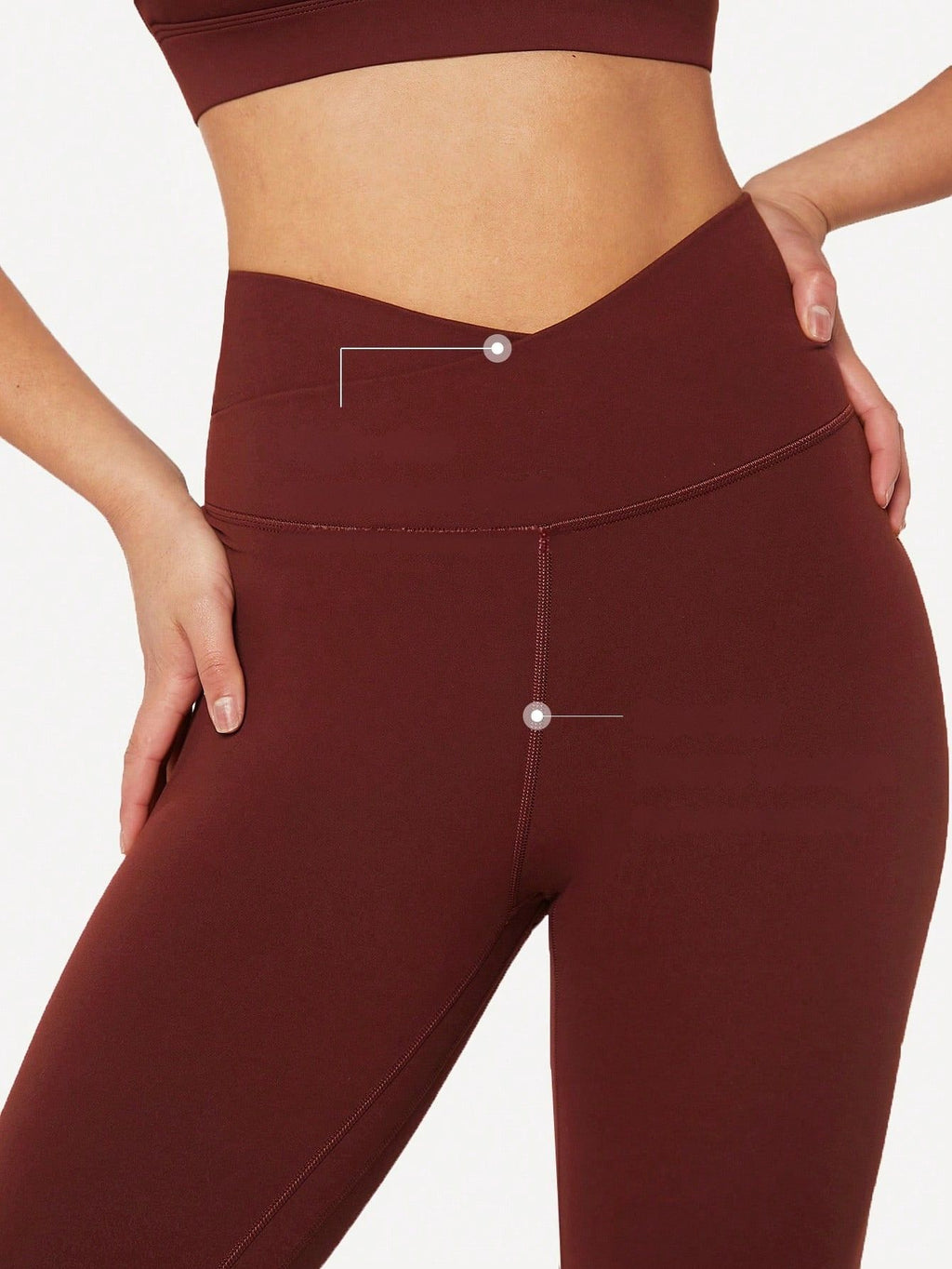 Legging Cintura Alta Com Recorte Anatômico Modelador