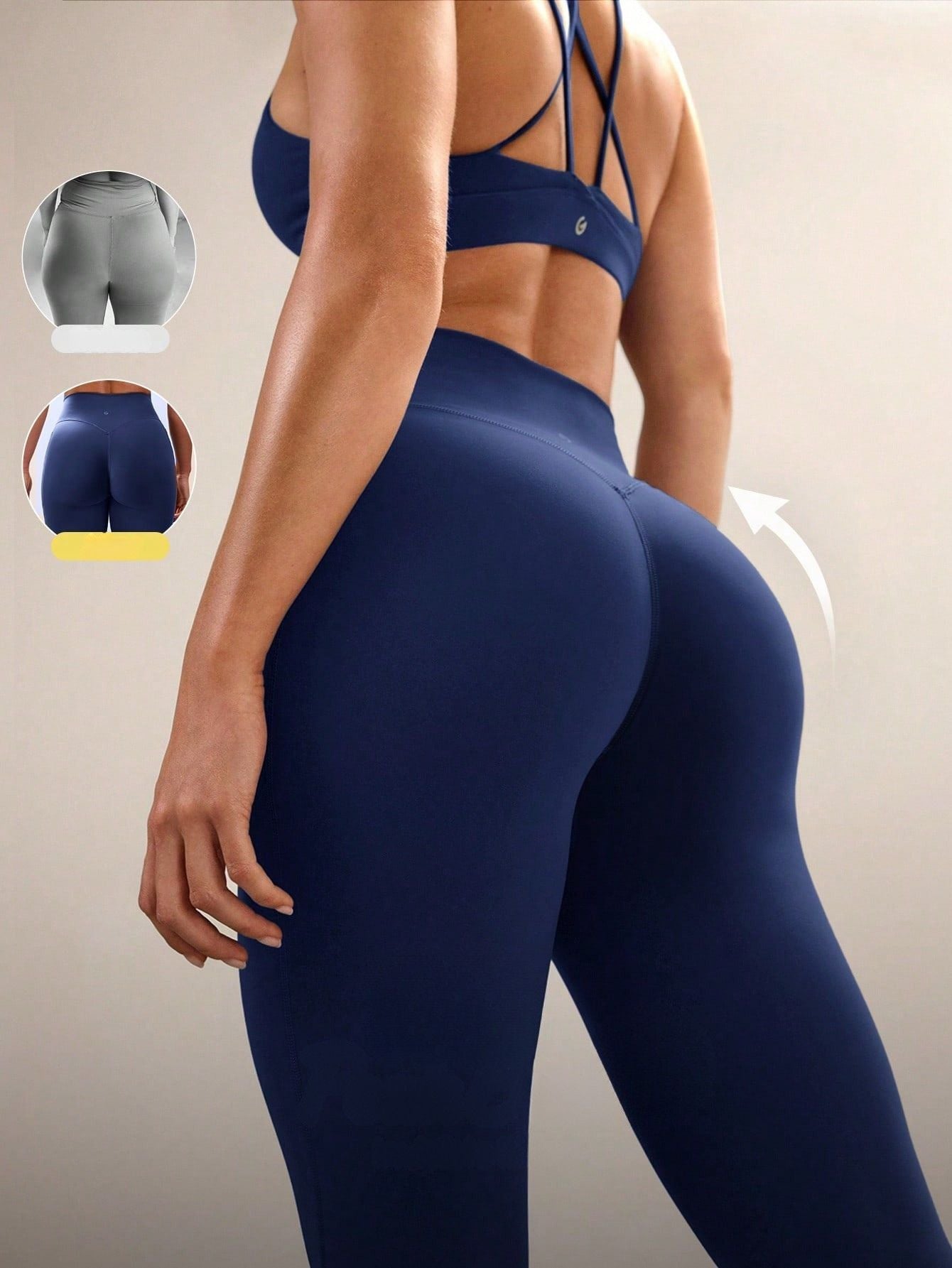 Legging Cintura Alta Com Bolsos Laterais Funcionais