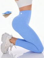 Legging Fitness Canelada Justa Cintura Alta