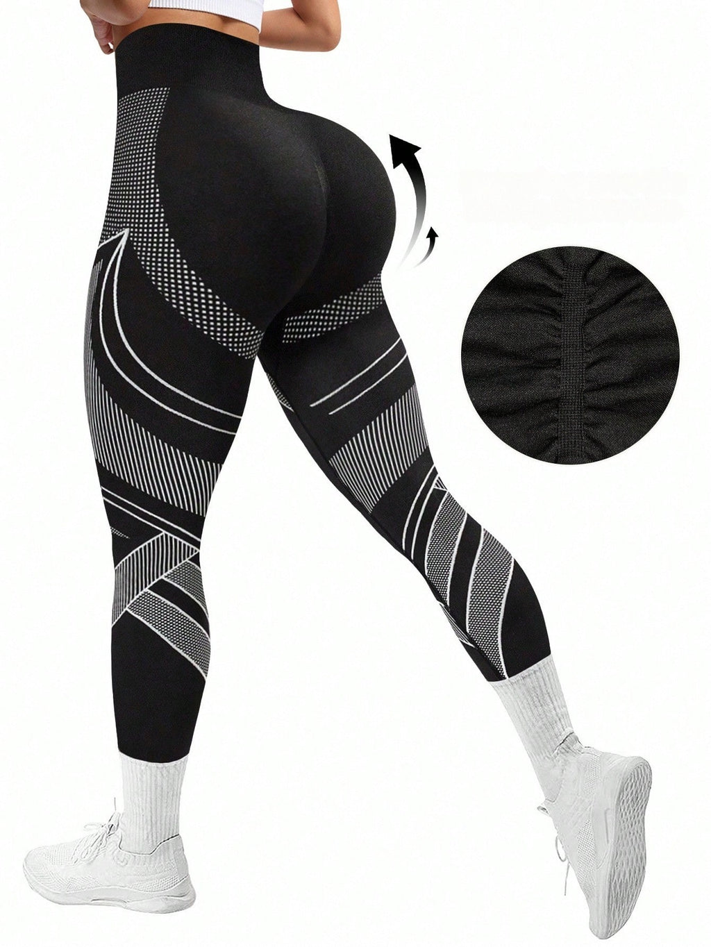 Legging Seamless Cintura Alta Com Franzido Anatômico