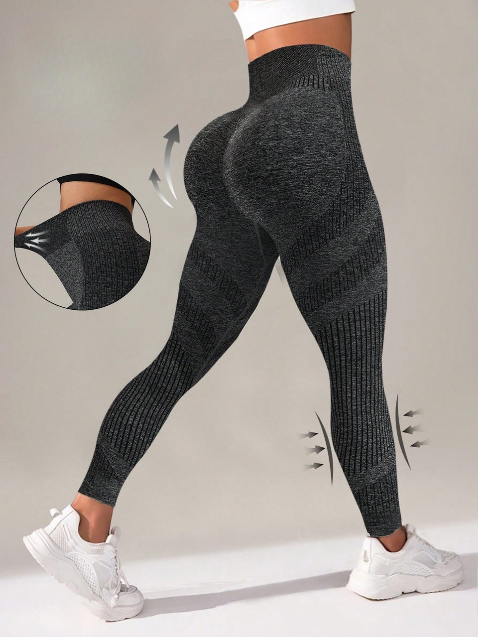 Legging Fitness Compressão Anatômica Textura Localizada