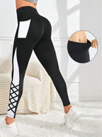Legging Fitness Cintura Alta Com Painel Lateral Vazado